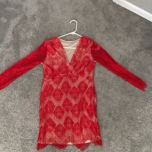 Red dress